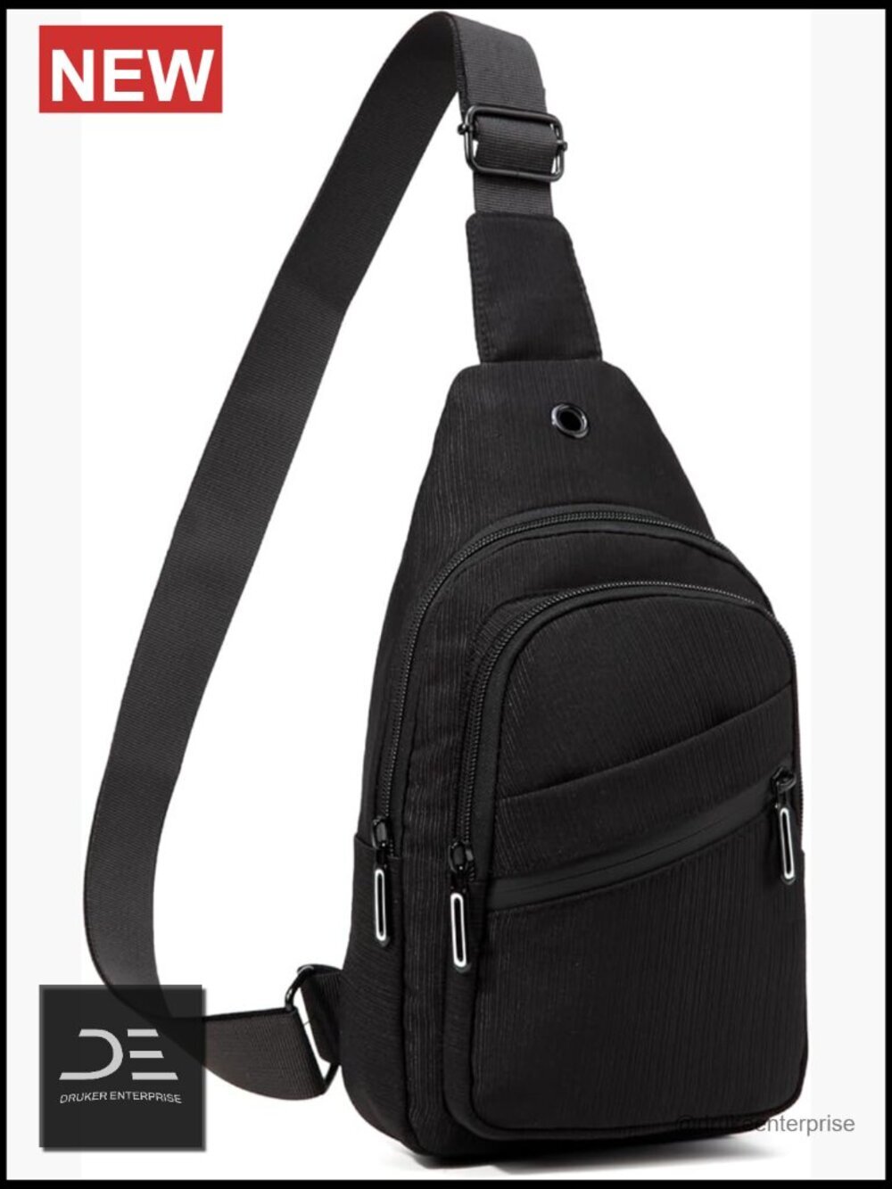 Sling Backpack Crossbody Chest Daypack Water Resistant Nylon Travel Hiking